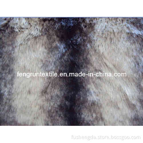 Discharged Printing PV Plush Fabric